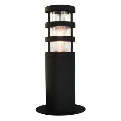 Outdoor IP44 Bulb Wall Ground Pedestal SS / Black LED E27 60W