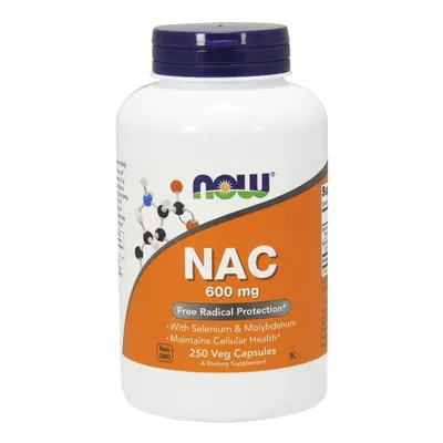 NOW Foods NAC with Selenium & Molybdenum, 600mg , vcaps