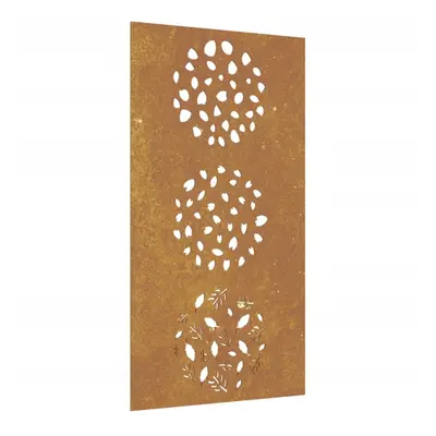 vidaXL Garden Wall Decoration Wall Art Wall Decor Corten Steel Leaf Design