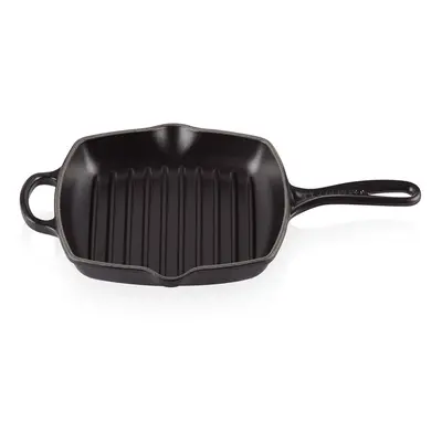 Le Creuset Signature Enamelled Cast Iron Grillit Frying Pan With Helper Handle and Two Pouring L