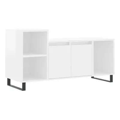 (high gloss white) vidaXL TV Cabinet TV Unit Sideboard TV Stand Media Cabinet Engineered Wood