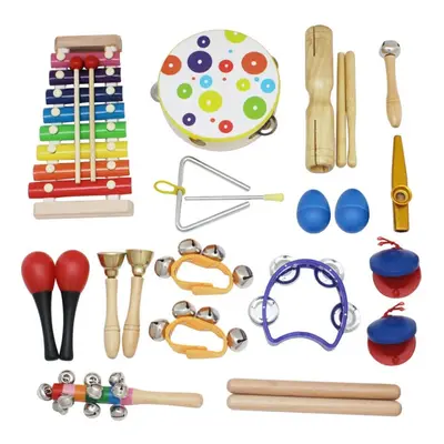 19-piece Orff Instruments Set Early Education Enlightenment Instrument for Children