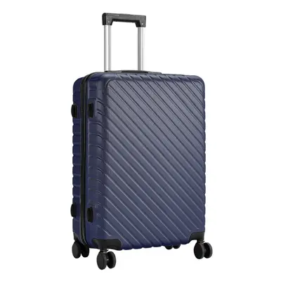 (Blue) Lightweight Hardside Travel Suitcase, Inch