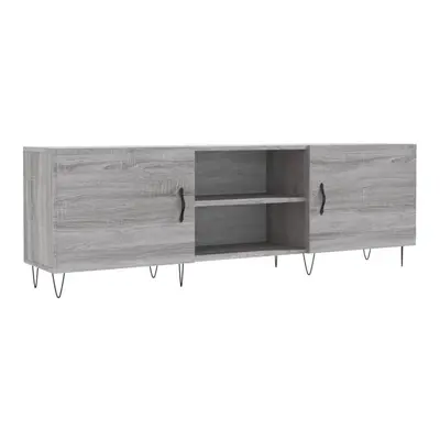 (grey sonoma) vidaXL TV Cabinet TV Console Sideboard Media Console White Engineered Wood