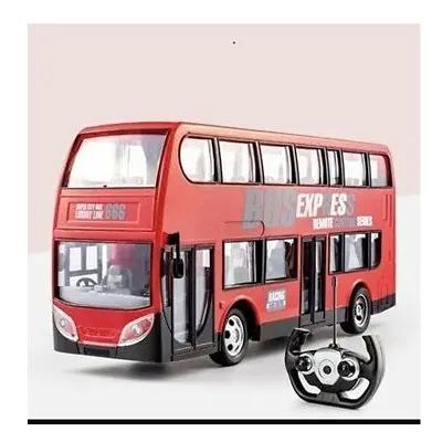 2.4GHz RC London Double Decker Bus RC Radio Remote Control LED Bus Music & Lights Dynamic Bus Sp