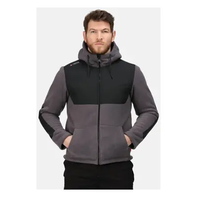 (3XL, Iron/Black) Regatta Mens Garrison Hooded Jacket