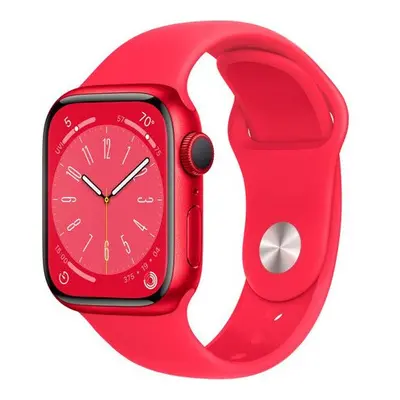 Apple Watch Series 41mm Aluminum Case with RED Sport Band - RED