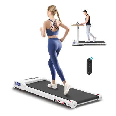 BLACK LORD Treadmill Walking Pad Gym Fitness Remote Control White