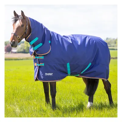 (Navy Blue, 6'9) Shires Tempest Original 100g Turnout Combo Rug