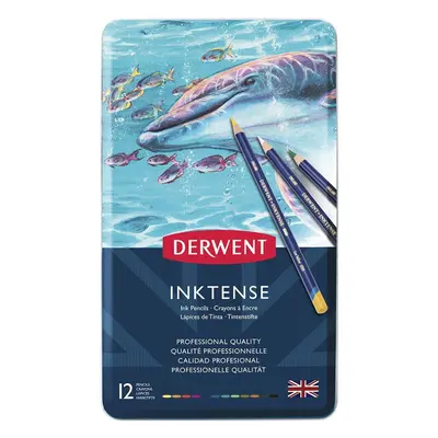 Derwent Inktense Permanent Watercolour Pencils, Professional Quality, Multicolour ,Set of