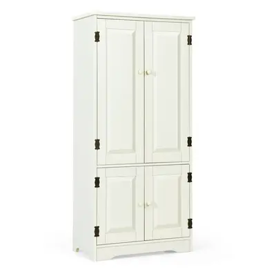 Freestand Storage Cabinet Antique Low Floor Cabinet Double Door Cabinet