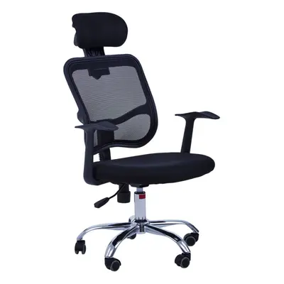 Premier Housewares Black Home Office Chair