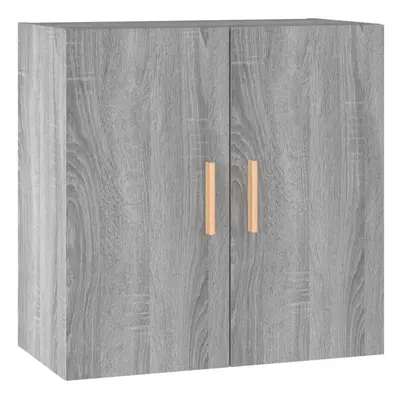 (Grey sonoma) vidaXL Wall Cabinet Floating TV Unit Wall Mounted Cabinet Engineered Wood