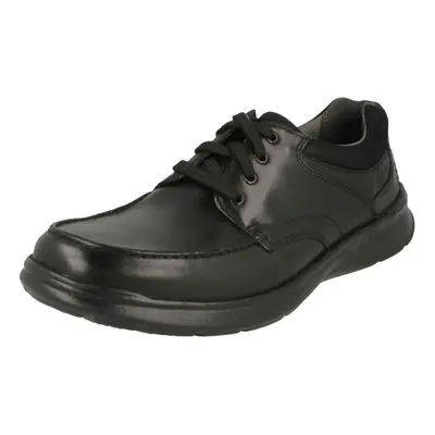 (UK 7.5, Black) Mens Clarks Casual Shoes Cotrell Edge - H Fit