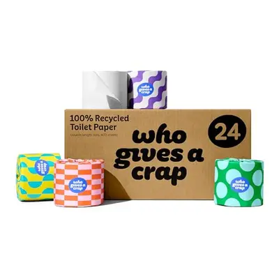 Who Gives A Crap ? Eco Friendly Toilet Roll, Box of Toilet Rolls (3-Ply, Sheets) | Soft, Strong,