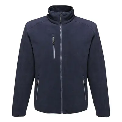 (M, Navy/Navy) Regatta Omicron III Waterproof Fleece Jacket