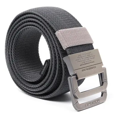 (Dark Grey) Survival Military Belts Tactical Belt Nylon Waist Strap Emergency EDC Gadget