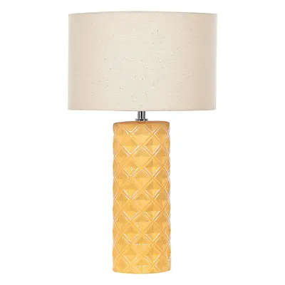 Table Lamp BALONNE Ceramic Yellow