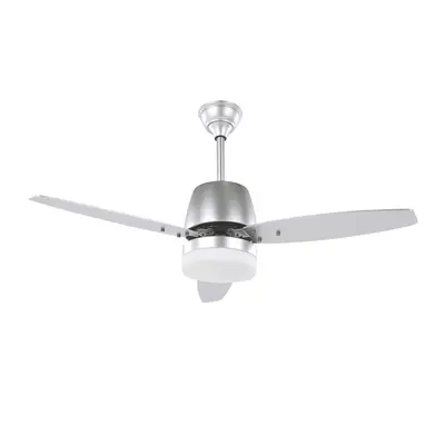 Ceiling Fan with Light MLAVA With Remote Silver