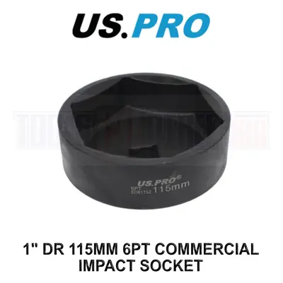 US PRO Tools 1" DR 115mm 6pt Commercial Impact Socket