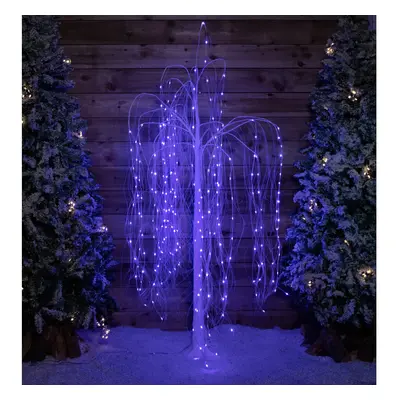 1.8m White Willow Tree with App, Remote Control and RGB LEDs