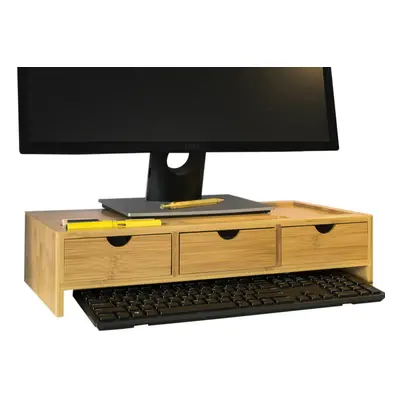 SoBuyÂ® BBF03-N, Drawers Computer Screen Monitor Stand Desk Organizer