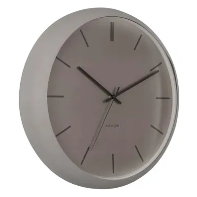 Karlsson Wall Clock Nirvana Globe - Dark Warm Grey