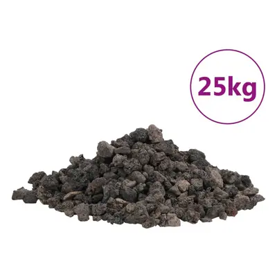 (black, cm (25 kg)) vidaXL Volcanic Rocks Lava Accent Rocks Aquarium Volcanic Lava Stones Beads