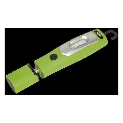 Rechargeable 360° Inspection Lamp 4W & 3W SMD LED Green Lithium-ion