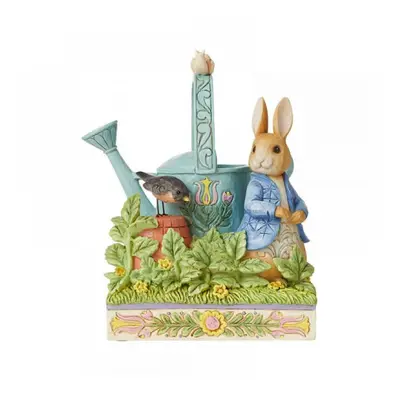 Beatrix Potter by Jim Shore Peter Rabbit Caught in Mr McGregor`s Garden Figurine