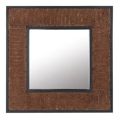 Wall Mirror BOISE Wood Dark Wood