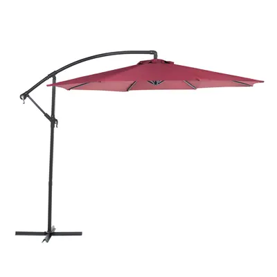 Cantilever Garden Parasol m Burgundy RAVENNA