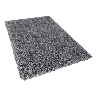 Shaggy Area Rug x cm Black and White CIDE