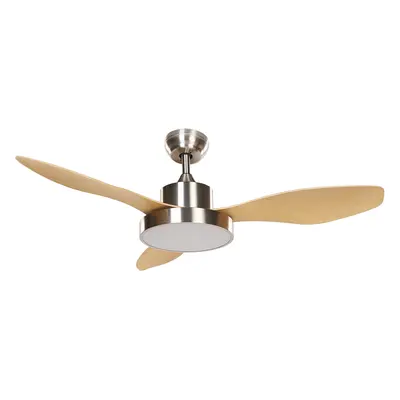 Ceiling Fan with Light BANDERAS With Remote Silver