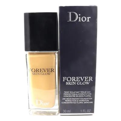 (3W0 Warm Olive/Glow SPF 15) Dior Forever Skin Glow Hydrating Foundation 1.0oz/30ml New With Box