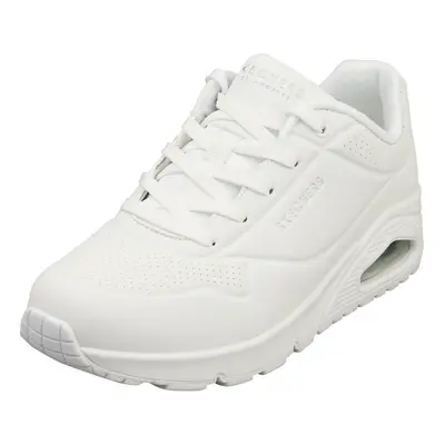 (5) Skechers Uno Womens Casual Trainers in White