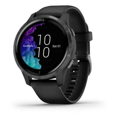 Garmin Venu GPS Smartwatch - Black/Slate (010-02173-19) (Eng Only)