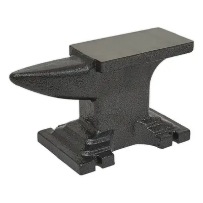 5kg Cast Iron Anvil - Single Bick - x 68mm Working Surface - Bench Mounted