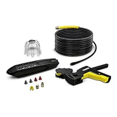 K?rcher 20 m Pipe and Guttering Cleaning Kit, Pressure Washer Accessory, 3.93701 in*9.84252 in*1