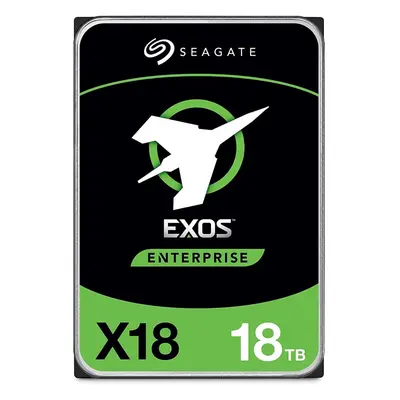 Seagate 18TB HDD Exos X18 RPM SATA 6Gb/s 3.5-Inch CMR Enterprise Hard Drive - ST18000NM000J