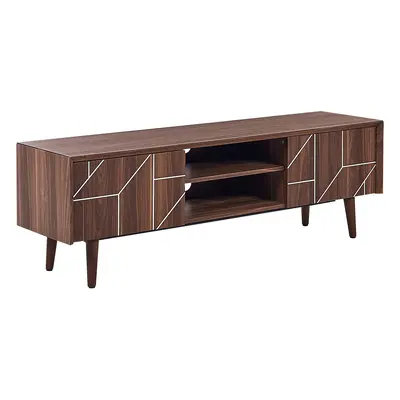 TV Stand FRANKLIN Dark Wood