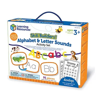 LSP1244-UK Skill Builders Alphabet & Letter Sounds Activity Set, Multi-Color