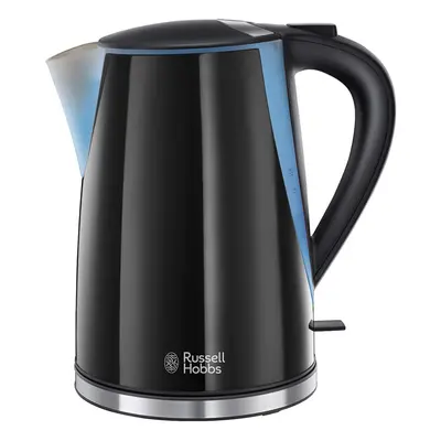 Russell Hobbs Mode Electric 1.7L Cordless Kettle (Fast Boil 3KW, Black with Stainless Steel acce