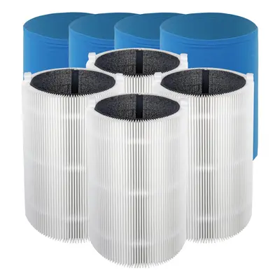 Filter Kit for BLUEAIR Air Purifier HEPA Carbon Blue Pure 3210 Joy 4 Pack