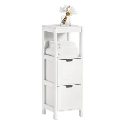 SoBuyÂ® FRG127-W, Floor Standing Bathroom Storage Cabinet Unit, H89cm