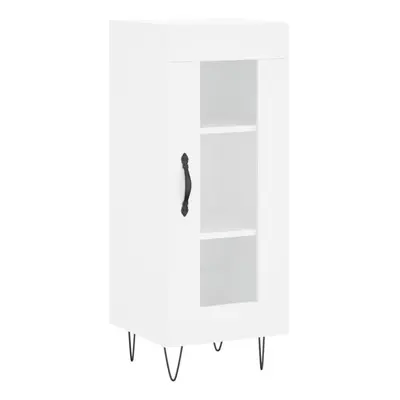 (white) vidaXL Sideboard Storage Cabinet Cupboard Side Cabinet White Engineered Wood