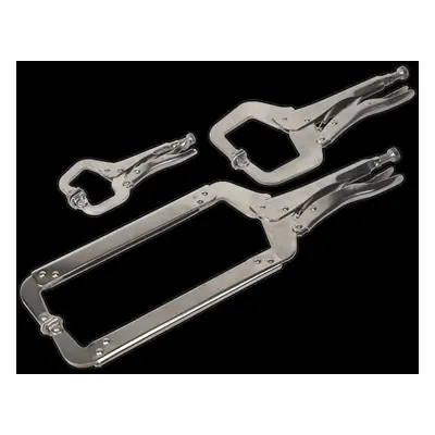 Locking C-Clamp Set 3pc