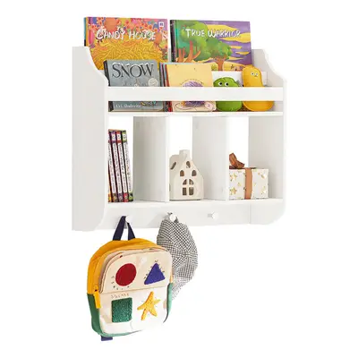 SoBuy KMB46-W, Wall Mounted Storage Shelf Children Kids Wall Shelf