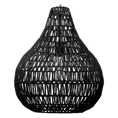 Pendant Lamp MOLOPO Wicker Black