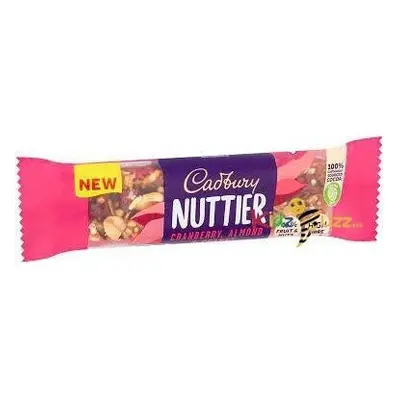 Cadbury Nuttier Cranberry, Almond & Peanut Chocolate Bar 40g X